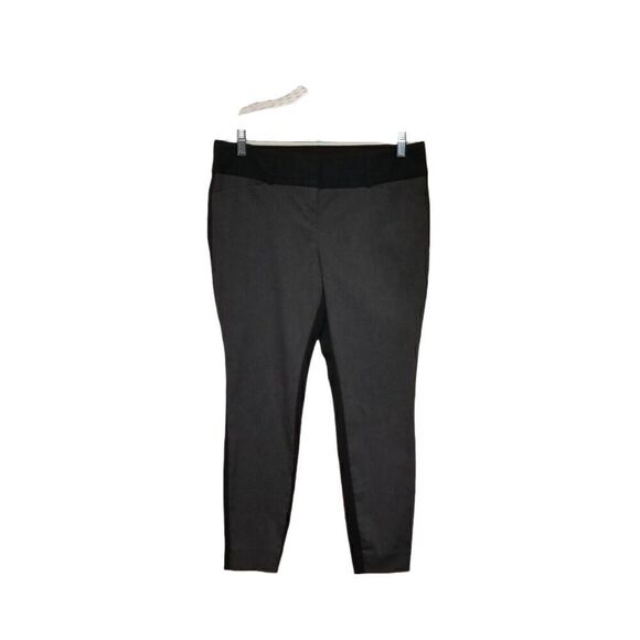 The Limited Exact Stretch Slacks Ankle Tapered Pants Size 8P Black/Gray - Picture 1 of 7